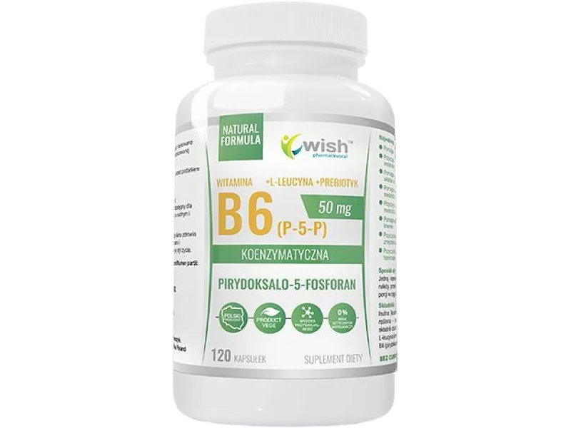 Wish koenzymatyczna B6, kapsułki, 50 mg, 60 kaps.