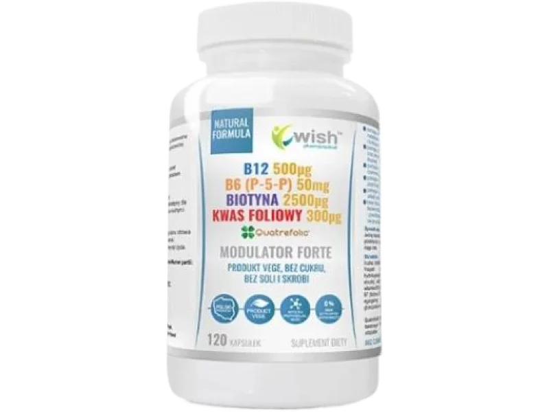 Wish Pharmaceutical Modulator Forte, kapsułki, 120 kaps.