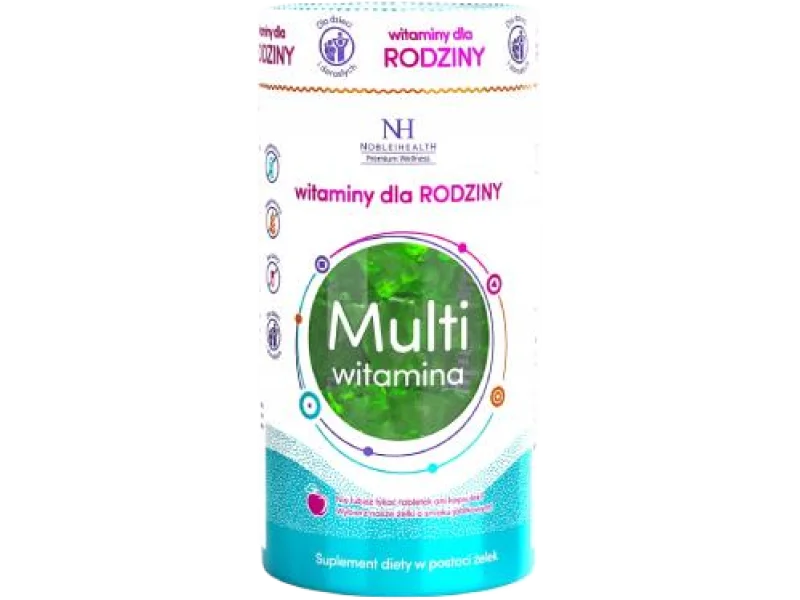 Witaminy dla rodziny NOBLE HEALTH, żelki, 300 g
