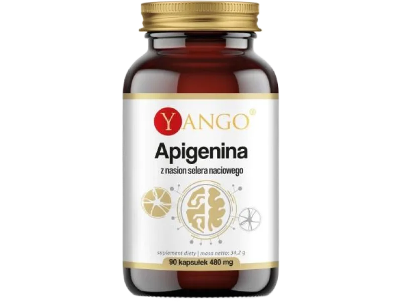 YANGO Apigenina z nasion selera naciowego, kapsułki, 3,12 mg, 90 kaps.