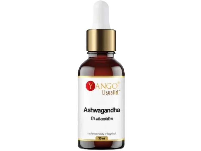 YANGO Ashwagandha 10% witanolidów, krople, 30 ml