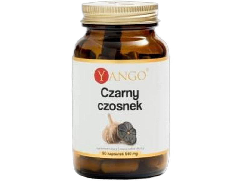 Yango czarny czosnek ekstrakt, kapsułki, 450 mg, 90 kaps.