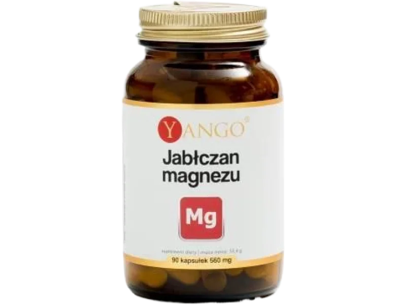 YANGO Jabłczan Magnezu, kapsułki, 54,3 mg, 90 kaps.