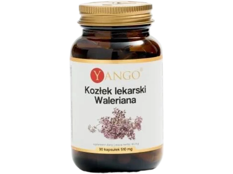 YANGO Kozłek lekarski – Waleriana, kapsułki, 420 mg, 90 kaps.