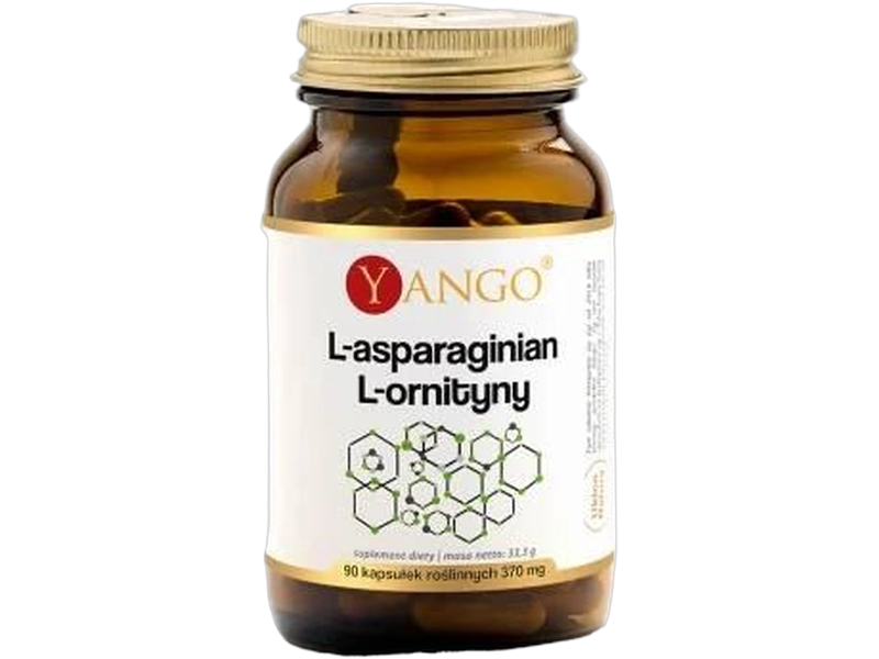 Yango L-asparaginian L-ornityny, kapsułki, 90 kaps.