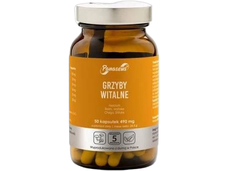 Yango Panaseus grzyby witalne, kapsułki, 50 kaps.