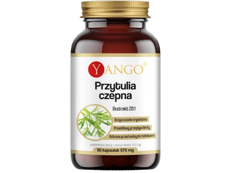 Yango Przytulia czepna, kapsułki, 480 mg, 90 kaps.