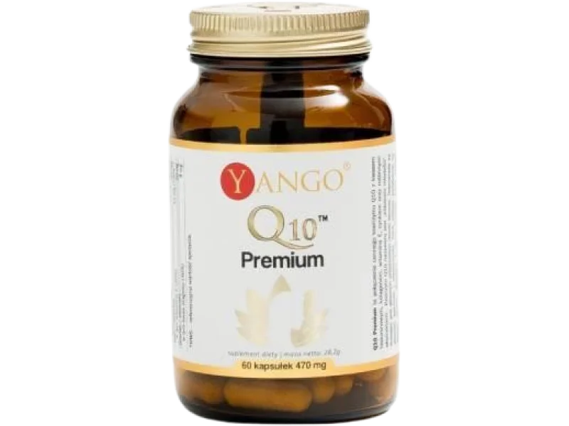 Yango Q10 Premium TM koenzym Q10, kolagen typu I i III, kapsułki, 60 kaps.
