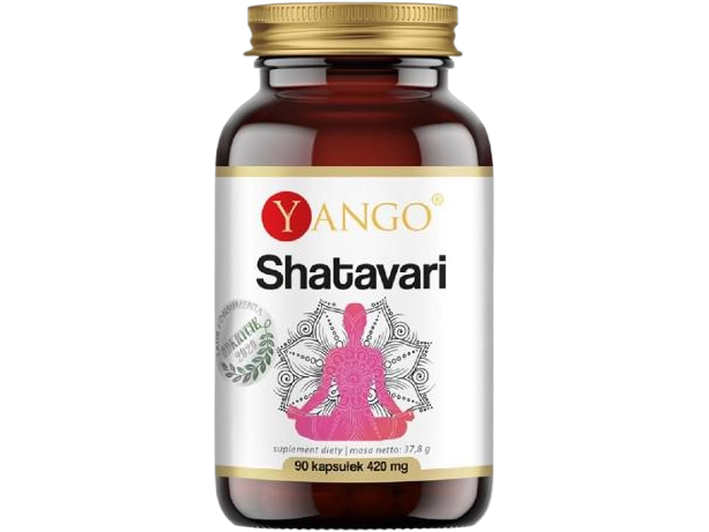 Yango Shatavari ekstrakt, kapsułki, 330 mg, 90 kaps.