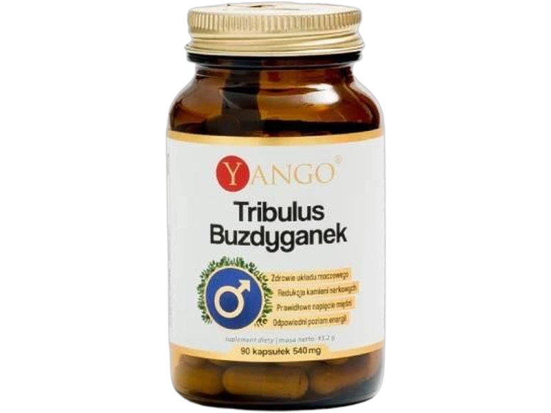 Yango Tribulus buzdyganek, kapsułki, 450 mg, 90 kaps.
