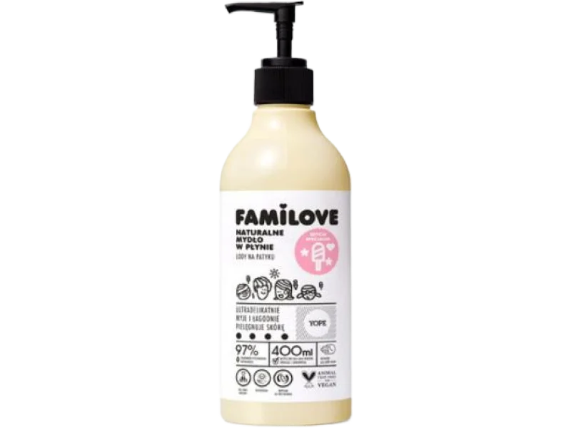 YOPE Familove Mydło w płynie Lody na patyku, 400 ml
