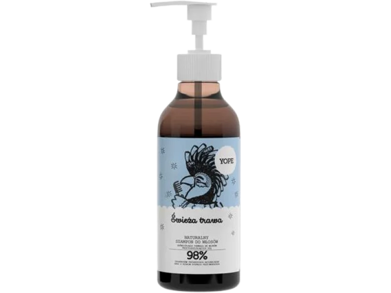 YOPE Świeża trawa szampon do włosów, 300 ml