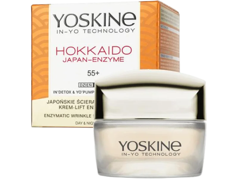 YOSKINE Hokkaido Japan-Enzyme Krem do twarzy na dzień i noc 55+ z enzymem z dyni, 50 ml