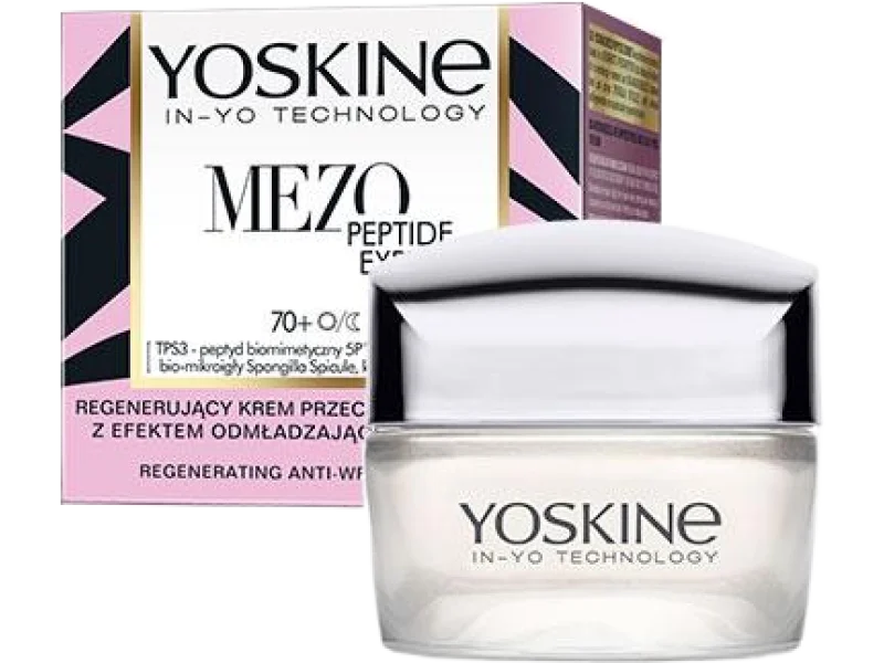 Yoskine Mezo Peptide Expert regenerujący przeciwzmarszczkowy 70+, krem, 50 ml