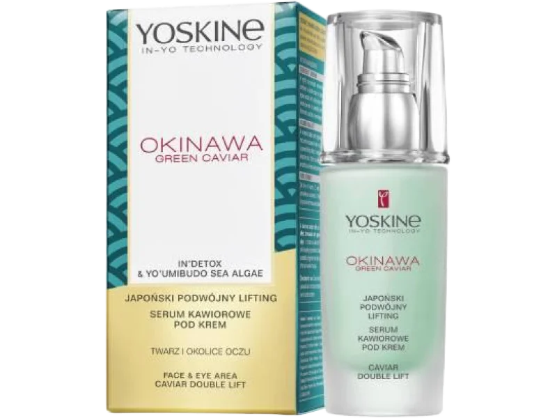 YOSKINE Okinawa Green Caviar Japoński podwójny lifting Serum kawiorowe pod krem, 30 ml