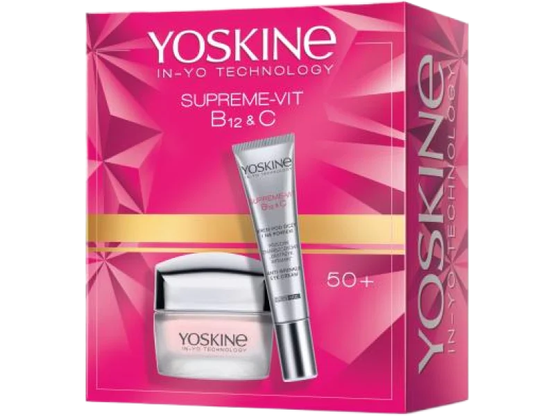Yoskine Supreme Vit B12 and C 50+, zestaw, 50 + 15 ml