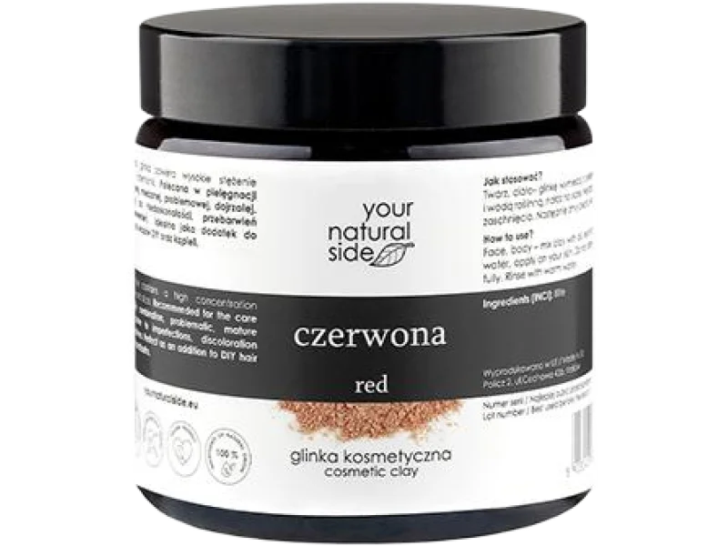 Your Natural Side glinka czerwona illite, proszek, 100 g