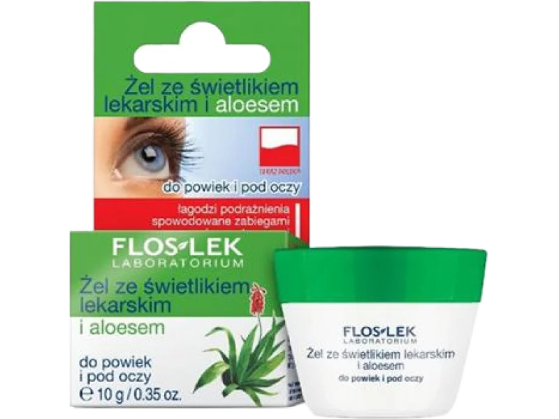 Żel ze świetlikiem lekarskim i aloesem, żel, 10 g