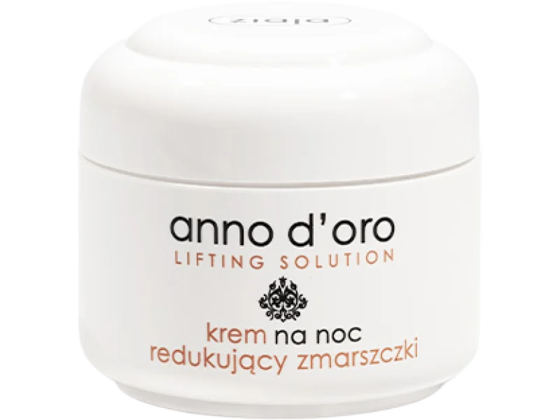Ziaja Anno D’oro krem na noc redukujący zmarszczki, 50 ml