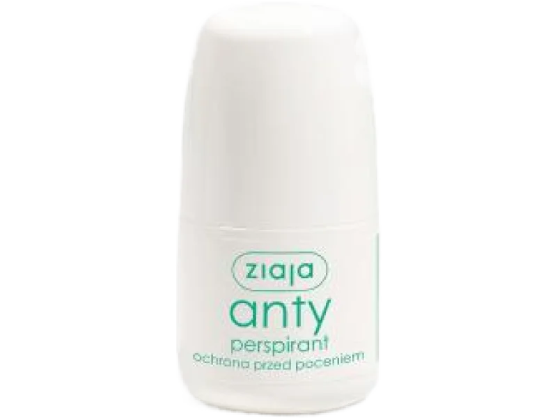ZIAJA Antyperspirant Ochrona przeciwbakteryjna, przeciw poceniu się, płyn w kulce, 60 ml