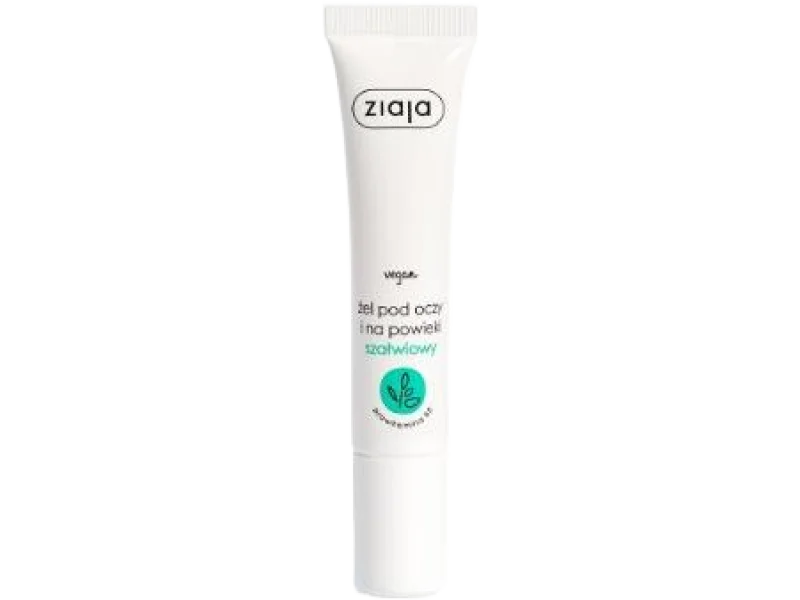 ZIAJA Bio – Żel pod oczy i na powieki zmniejszający obrzęki – szałwiowy, żel, 15 ml