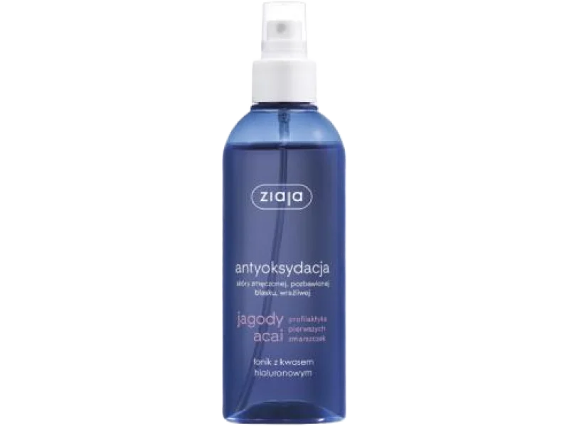 ZIAJA JAGODY ACAI Tonik z kwasem hialuronowym, 200 ml