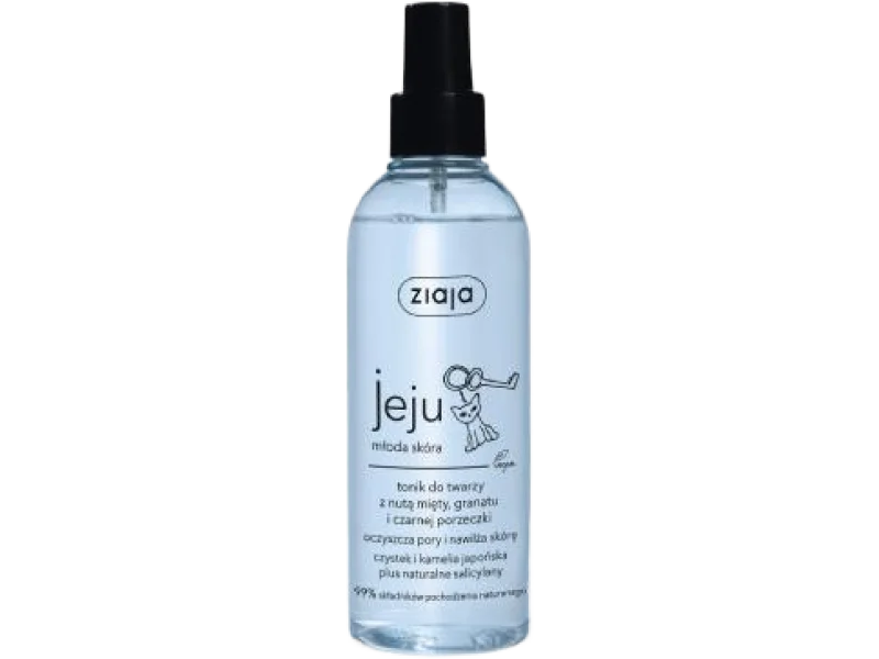 ZIAJA JEJU MŁODA SKÓRA Tonik do twarzy, spray, 200 ml