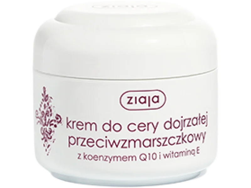 Ziaja krem do cery dojrzałej przeciwzmarszczkowy z koenzymem Q10 i witaminą E, 50 ml