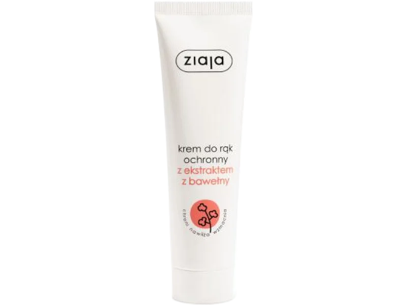 ZIAJA Krem do rąk ochronny z ekstraktem z bawełny, 100 ml