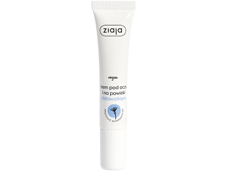 Ziaja krem pod oczy i na powieki rozjaśniający cienie z bławatkiem, 15 ml