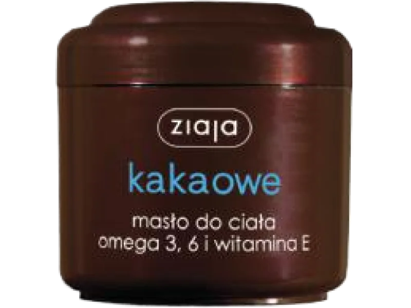 ZIAJA Masło Kakaowe Masło do ciała omega 3, 6 i witamina E, 200 ml