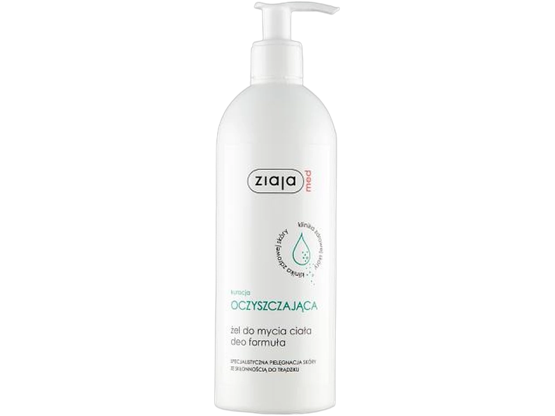 Ziaja Med antybakteryjny żel oczyszczający do mycia, 400 ml