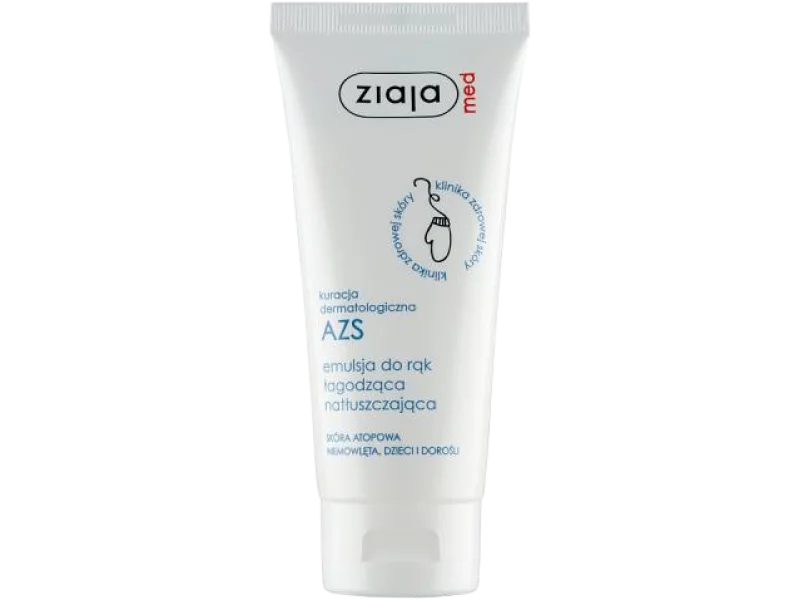 ZIAJA MED AZS Emulsja do rąk łagodząco-natłuszczająca, 100 ml