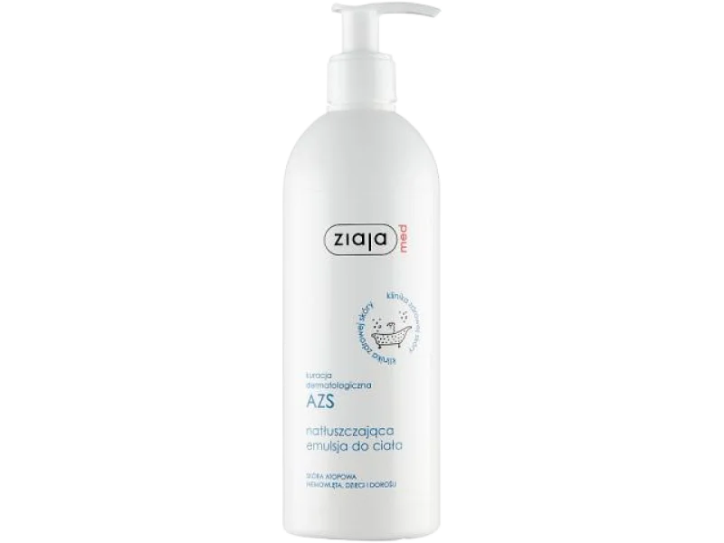 ZIAJA MED AZS Natłuszczająca emulsja, 400 ml