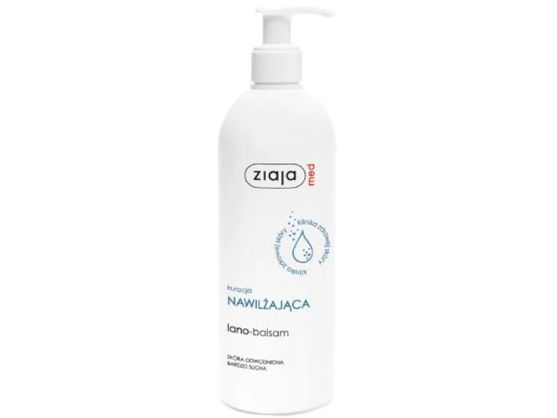 ZIAJA MED NAWILŻAJĄCA LANO Balsam nawilżający do ciała, 400 ml