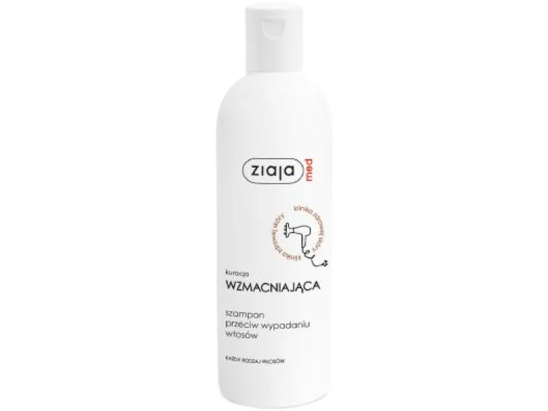 ZIAJA MED Wzmacniająca Szampon przeciw wypadaniu włosów, 300 ml