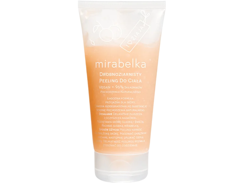 Ziaja Mirabelka drobnoziarnisty peeling do ciała, 160 ml