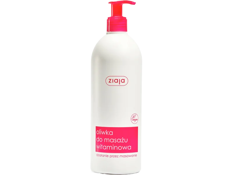 ZIAJA Oliwka witaminowa do masażu, olejek, 500 ml