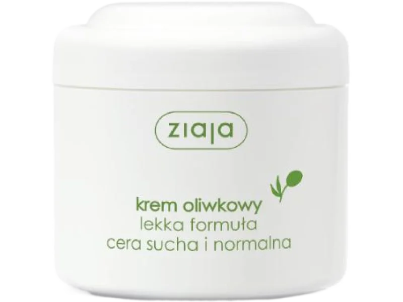 ZIAJA Oliwkowa krem do twarzy lekka formuła rodzinne opakowanie, 200 ml