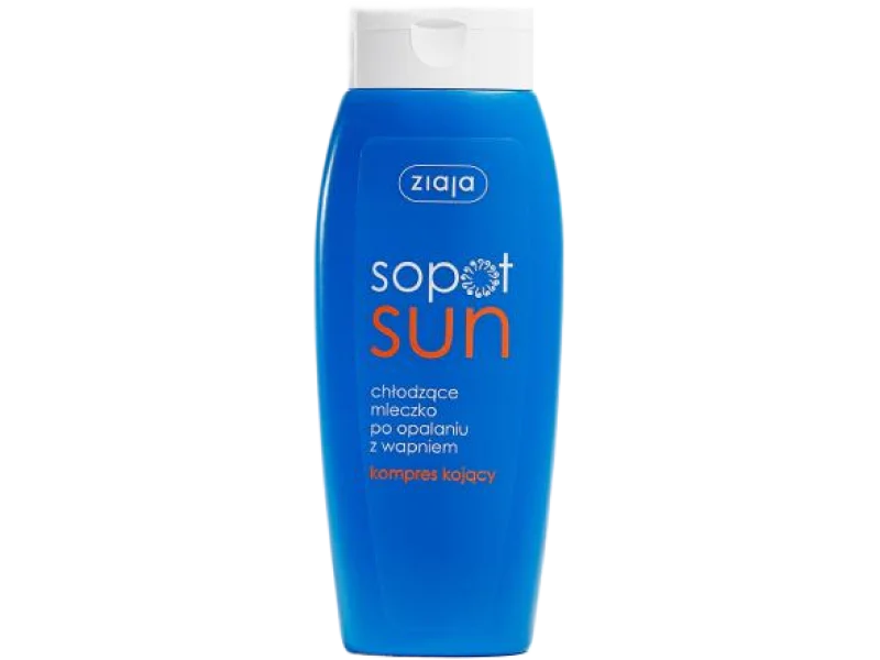 ZIAJA SOPOT SUN Chłodzące mleczko po opalaniu z wapniem, 200 ml