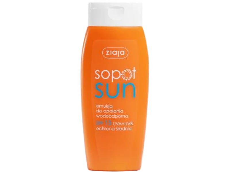 ZIAJA SOPOT SUN Emulsja do opalania SPF15, 150 ml