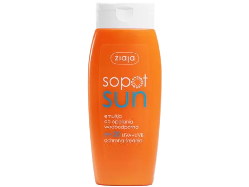 ZIAJA SOPOT SUN Emulsja do opalania SPF20, 150 ml