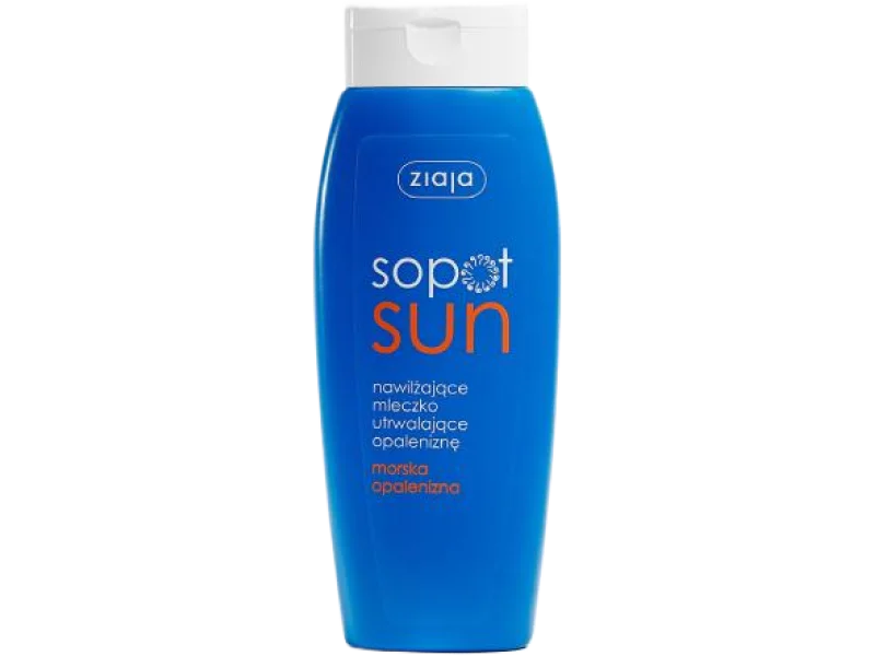 ZIAJA SOPOT SUN Nawilżające mleczko utrwalające opaleniznę, 200 ml