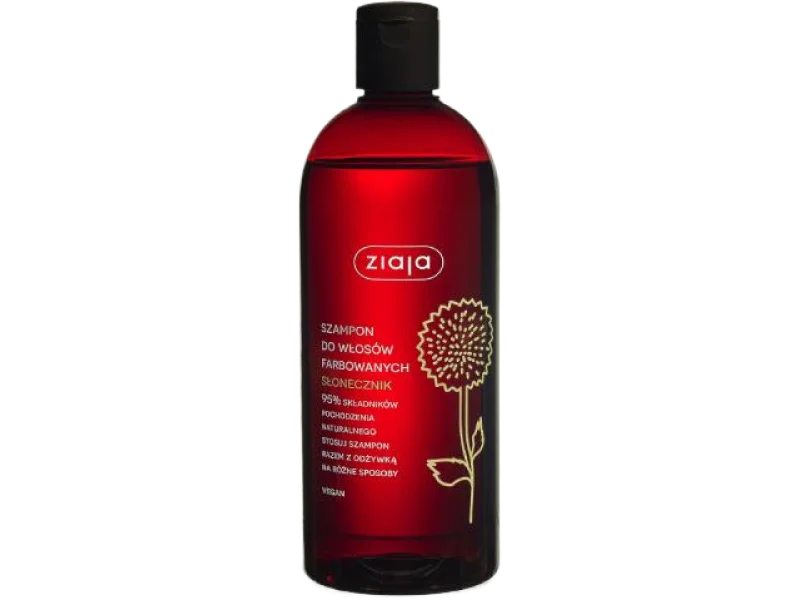 ZIAJA Szampon słonecznik włosy farbowane, 500 ml