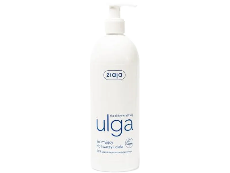 ZIAJA ULGA Żel myjący do twarzy i ciała, żel, 400 ml