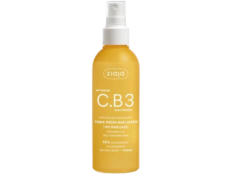 ZIAJA Witamina C.B3 Tonik przed makijażem i po makijażu, 190 ml