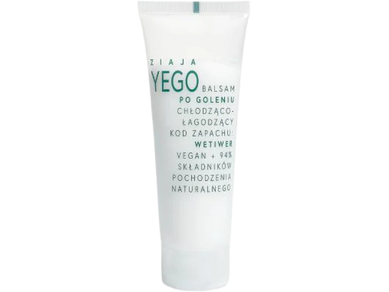 ZIAJA YEGO Balsam po goleniu chłodząco-łagodzący wetiwer, 80 ml