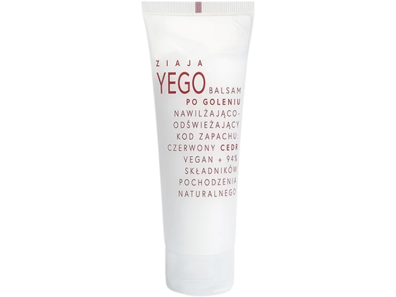 Ziaja Yego balsam po goleniu nawilżająco-odświeżający czerwony cedr, 80 ml