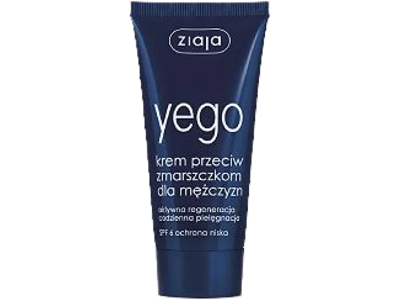 ZIAJA YEGO Krem przeciwzmarszczkowy dla mężczyzn, 50 ml