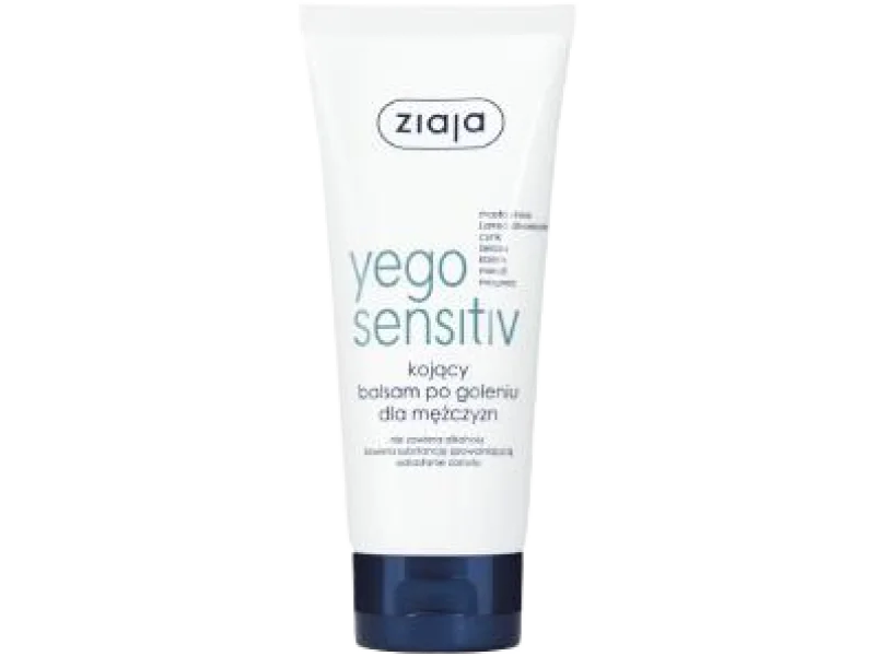 ZIAJA YEGO SENSITIV Kojący balsam po goleniu dla mężczyzn, 75 ml